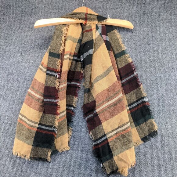 David & Young Women's Shawl Wrap Scarf Multicolor 100% Acrylic - Picture 9 of 11